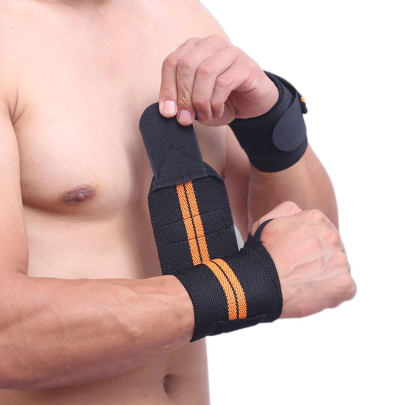 Pro Weight Lifting Wrist Wraps - Heavy Duty Support Brace for Gym, Fitness & Strength Training - Premium Wristband Protector