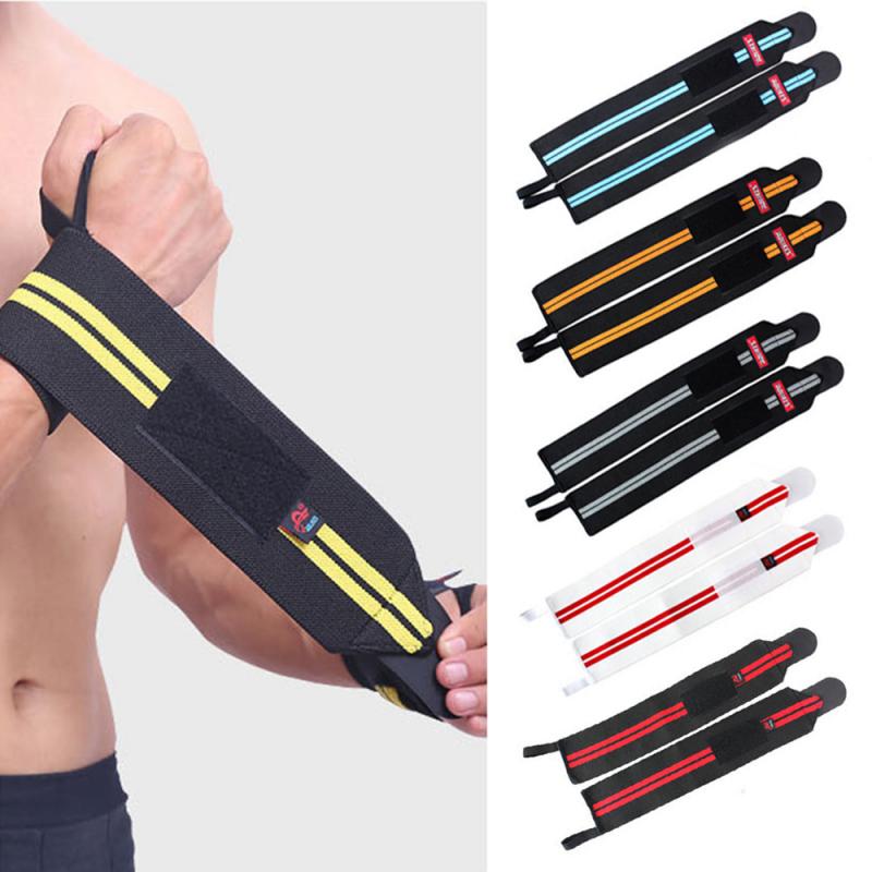 Pro Weight Lifting Wrist Wraps - Heavy Duty Support Brace for Gym, Fitness & Strength Training - Premium Wristband Protector