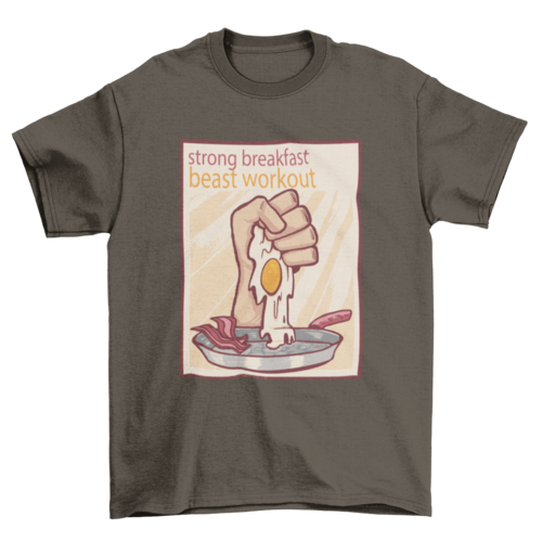 Beast workout t-shirt design
