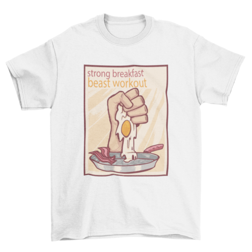 Beast workout t-shirt design