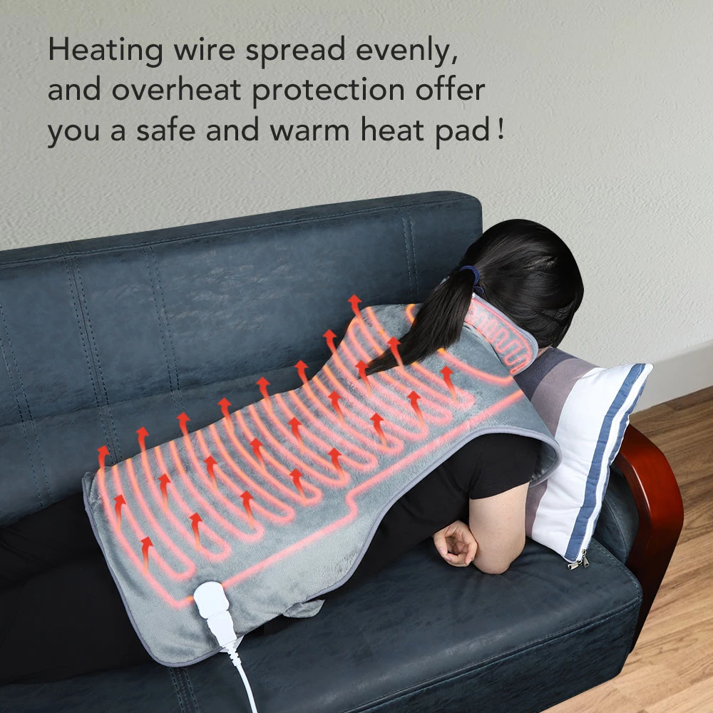 Electric Heating Pad Heated Shawl for Shoulder and Neck Heating