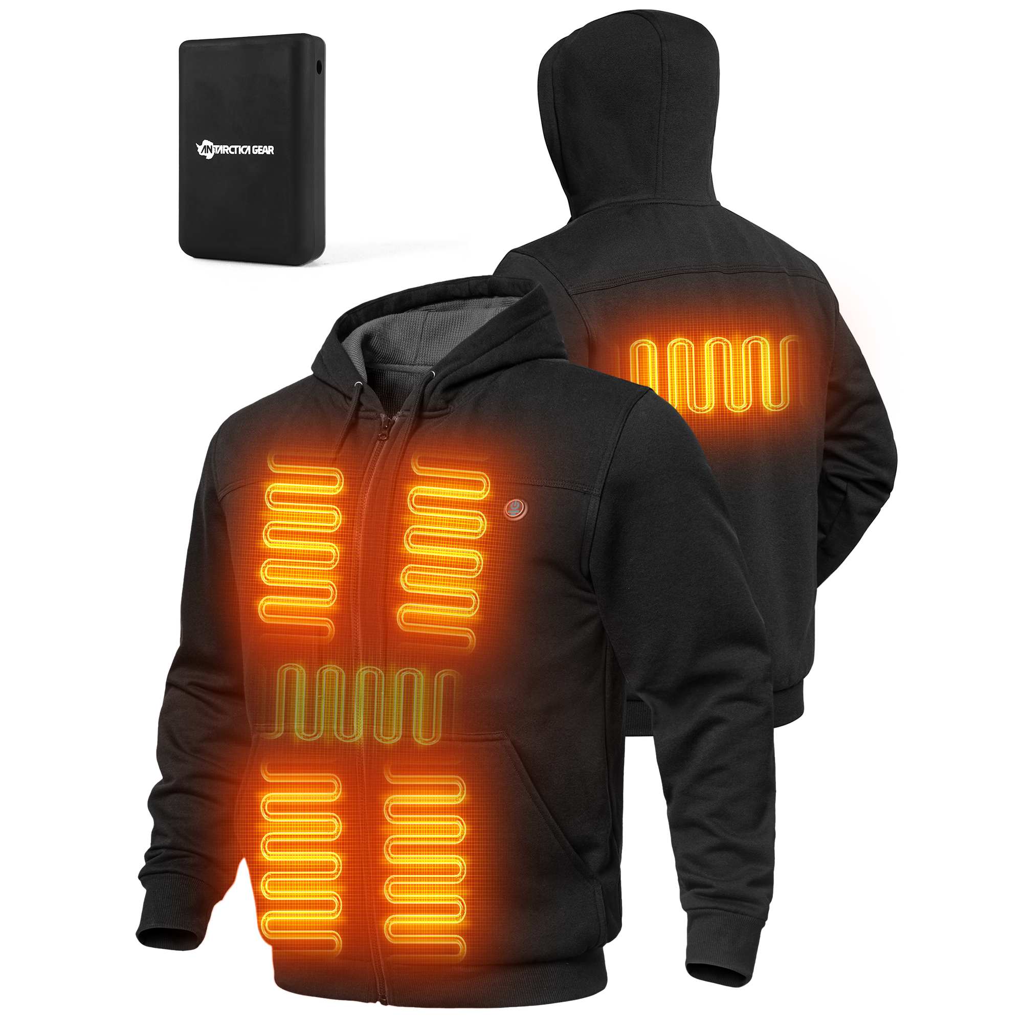 ANTARCTICA GEAR Heated Hoodie Sweater for Men