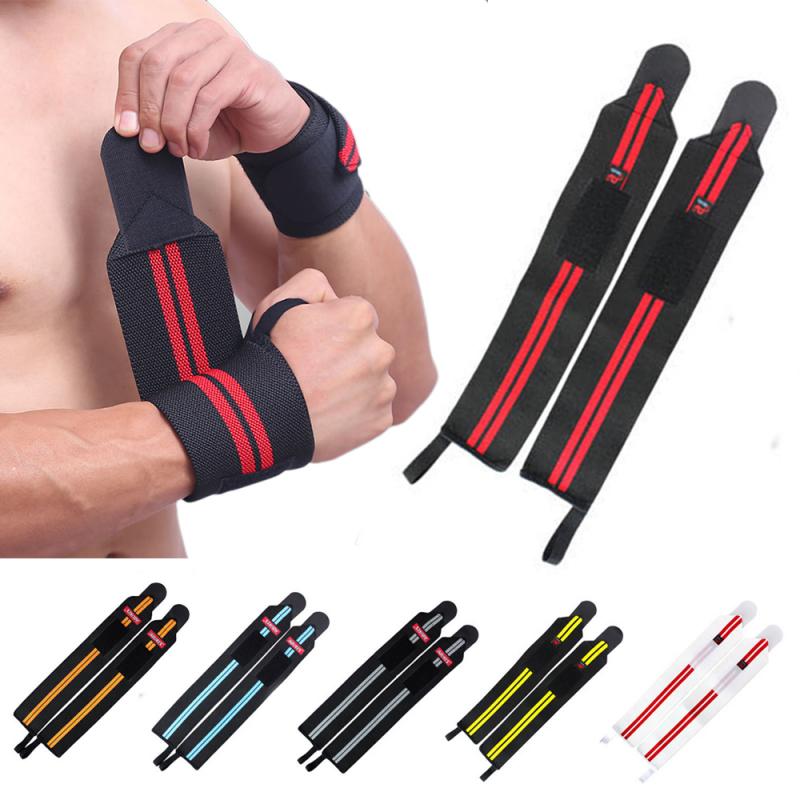 Pro Weight Lifting Wrist Wraps - Heavy Duty Support Brace for Gym, Fitness & Strength Training - Premium Wristband Protector