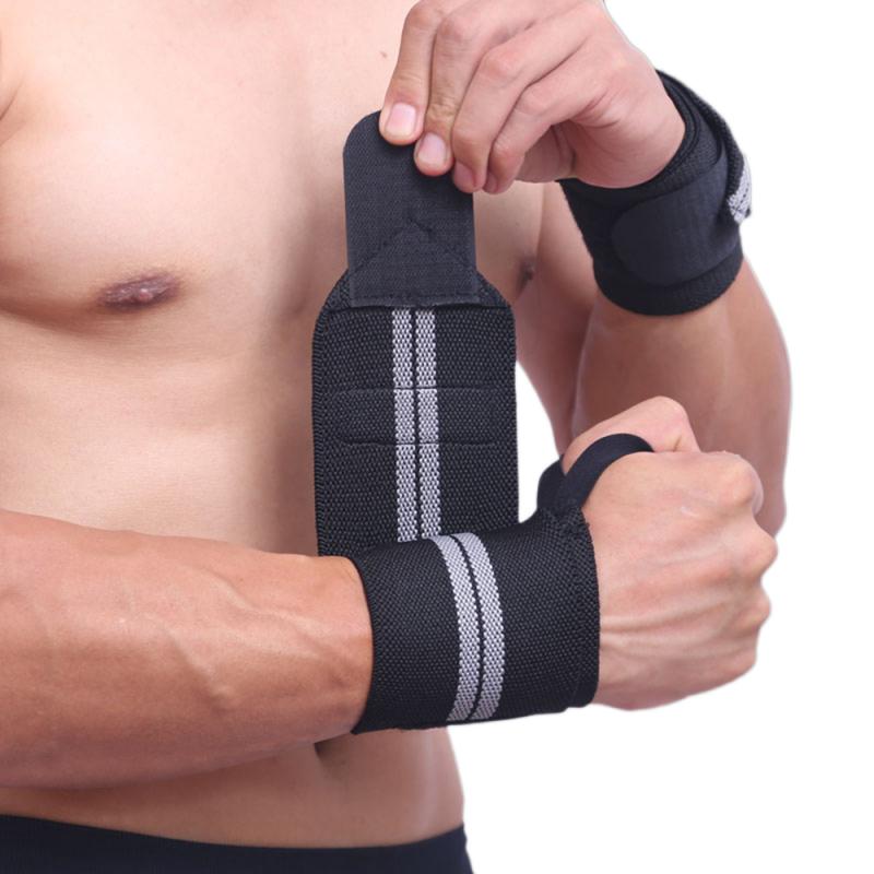 Pro Weight Lifting Wrist Wraps - Heavy Duty Support Brace for Gym, Fitness & Strength Training - Premium Wristband Protector