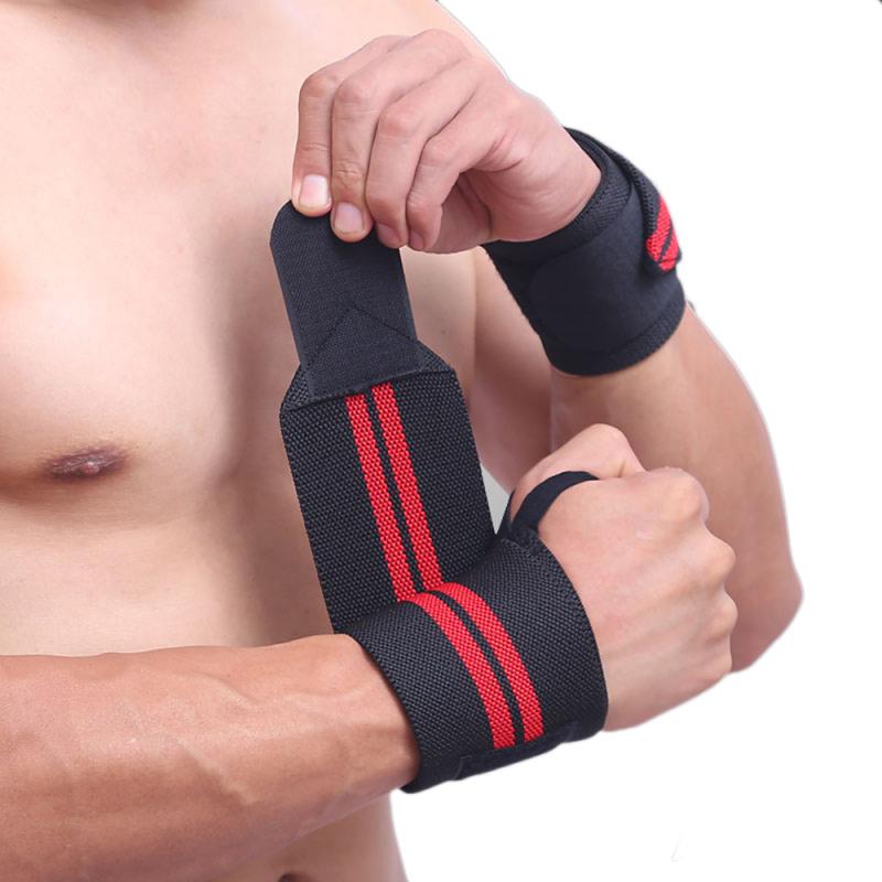 Pro Weight Lifting Wrist Wraps - Heavy Duty Support Brace for Gym, Fitness & Strength Training - Premium Wristband Protector