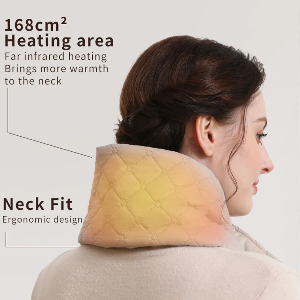 Heating Scarf 3 Heating Levels Winter Electric Heated Scarf Neck Wrap