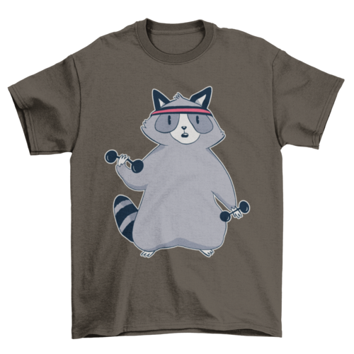 Raccoon Workout T-shirt