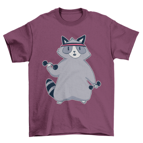Raccoon Workout T-shirt