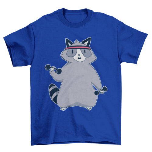 Raccoon Workout T-shirt
