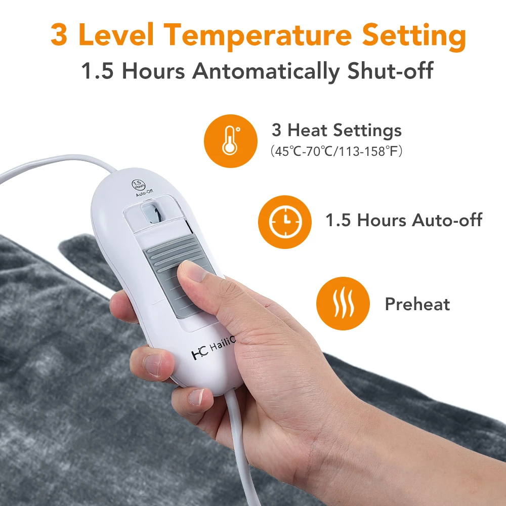 Electric Heating Pad Heated Shawl for Shoulder and Neck Heating